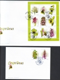 Portugal  2003  20 Werte auf 3 FDC  Orchideen