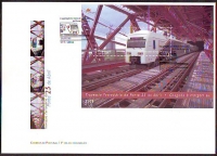 Preview: Portugal  1999  2 W + 2 Bl. auf  3 FDC  Eisenbahnstrasse