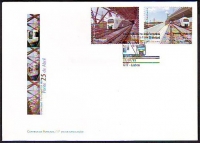 Preview: Portugal  1999  2 W + 2 Bl. auf  3 FDC  Eisenbahnstrasse