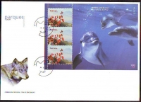 Portugal - Azoren  1999  1 Block auf  1 FDC  Nationalpark