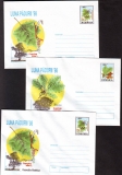 Rumänien  1998  3 Ganzsachen ungebraucht mit 3 Pilzeindrucken  (27)