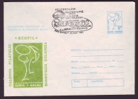 Rumänien  1991  1 Ganzsache mit Pilzstempel  (38)