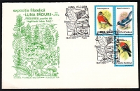 Preview: Rumänien  1992  5 Briefe mit 10 Pilzstempel und Pilze im Zudruck  (49)