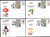 Rumänien  2003  8 Postkarten mit Pilzstempel  (50)