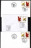 Rumänien  1996  3 Briefe mit 6 Pilzstempel  (01)