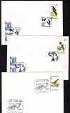 Rumänien  2001  3 Briefe mit 6 Pilzstempel  (05)