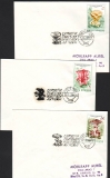 Rumänien  1987  6 Briefe mit 6 Pilzsonderstempel
