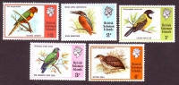 Salomoninseln  1975  5 Werte  **  Vögel