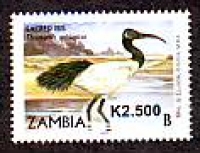 Sambia  2001  1 Wert  **  Ibis