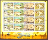 Sambia  2008  16 Werte  **  KLB  Kudu  WWF