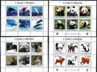 Preview: Sao Tome und Principe  2003  54 W. + 7 Bl.  **  9 KLB  Säugetiere