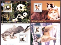 Preview: Sao Tome und Principe  2003  54 W. + 7 Bl.  **  9 KLB  Säugetiere