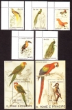 Sao Tome und Principe  1992  5 W. + 2 Bl.  **  Heimische Vögel