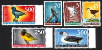 Senegal  1968  6 Werte  **  Heimische Vögel