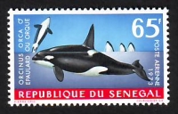 Senegal  1973  1 Wert  **  Schwertwal