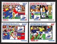 Senegal  1998  4 Werte  **  WM Frankreich