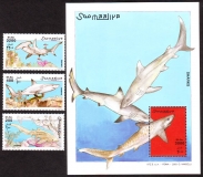 Somalia  2002  3 W. + 1 Bl.  **  Haie