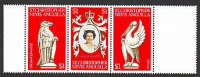 St. Christopher - Nevis - Anguilla  1978  3 Werte  **  ZD  Pelikan / Krönung