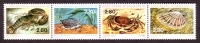 St. Pierre und Miquelon  1995  4 Werte  ZD  **  Krebstiere und Weichtiere