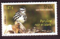 St. Pierre und Miquelon  2010  1 Wert  **  Kletterwaldsänger