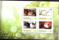 Preview: Österreich  2014  8 Werte  **  MH  Kaninchen & Co.