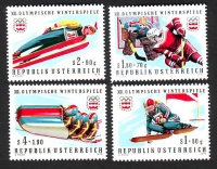 Österreich  1975  4 Werte  **  Olympiade  "Innsbruck"