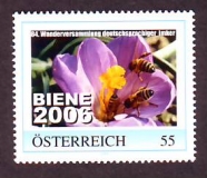 Österreich  2006  1 Wert  **  Biene (blau)