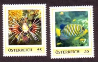 Österreich  2007  2 Werte  **  Korallenfische