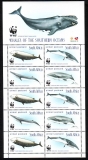Südafrika  1998  10 Werte  **  KLB  Wale aus aller Welt  WWF