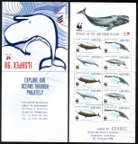 Südafrika  1998  10 W. im Markenheft  **  Wale aus aller Welt  WWF