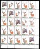 Südafrika  1998  25 Werte  **  ZD  Heimische Tiere