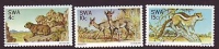 Südwestafrika  1976  3 Werte  **  Heimische Tiere