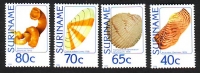 Surinam  1984  4 Werte  **  Muscheln und Schnecken