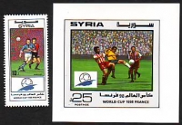 Syrien  1998  1 W. + 1 Bl.  **  WM Frankreich