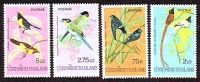 Thailand  1975  4 Werte  **  Vögel