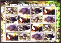 Togo  2006  16 Werte  **  KLB  A  Weichschildkröte  WWF
