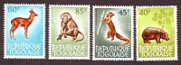 Togo  1964  4 Werte  **  Wildtiere