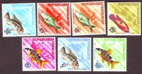 Togo  1967  7 Werte  **  Afrikanische Fische