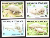 Togo  1984  4 Werte  **  B  Manati  WWF