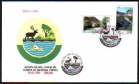 Türkei  1999  2 Werte auf  1 FDC  Nationalpark