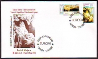 Türkisch Zypern  1999  2 Werte auf  1 FDC  Nationalpark