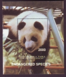 Tuva  1997  1 Block  **  Pandabären