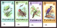 Tuvalu  1978  4 Werte  **  Heimische Vögel