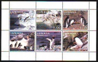 Udmurtia  1998  6 Werte  **  KLB  Pinguine