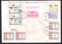 Preview: Ungarn  1996  1 Expressbrief mit Pilzfrankatur  (01)