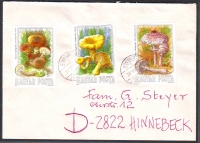 Ungarn  1993  1 Brief mit Pilzfrankatur  (03)