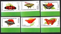 Uslaer Postkurier  2007  6 Werte  **  Schmetterlinge
