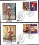 Vatikanstadt  1997  2 Werte + 2 ZF auf  2 FDC  Sagen und Legenden