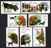 Vietnam  1989  7 Werte  **  Hunderassen