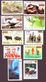 Kongo - Zaire  1994  10 Werte  **  Wildtiere u.a.  Aufdruck